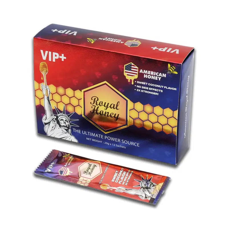 Royal Honey VIP+ American Honey packaging