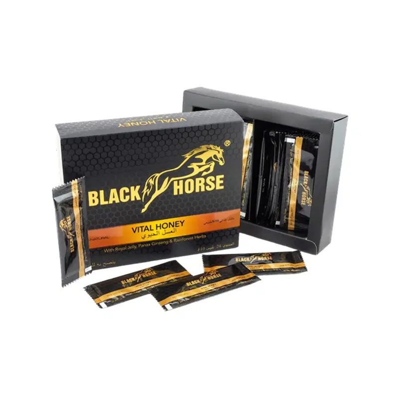 Black Horse Vital Honey packaging