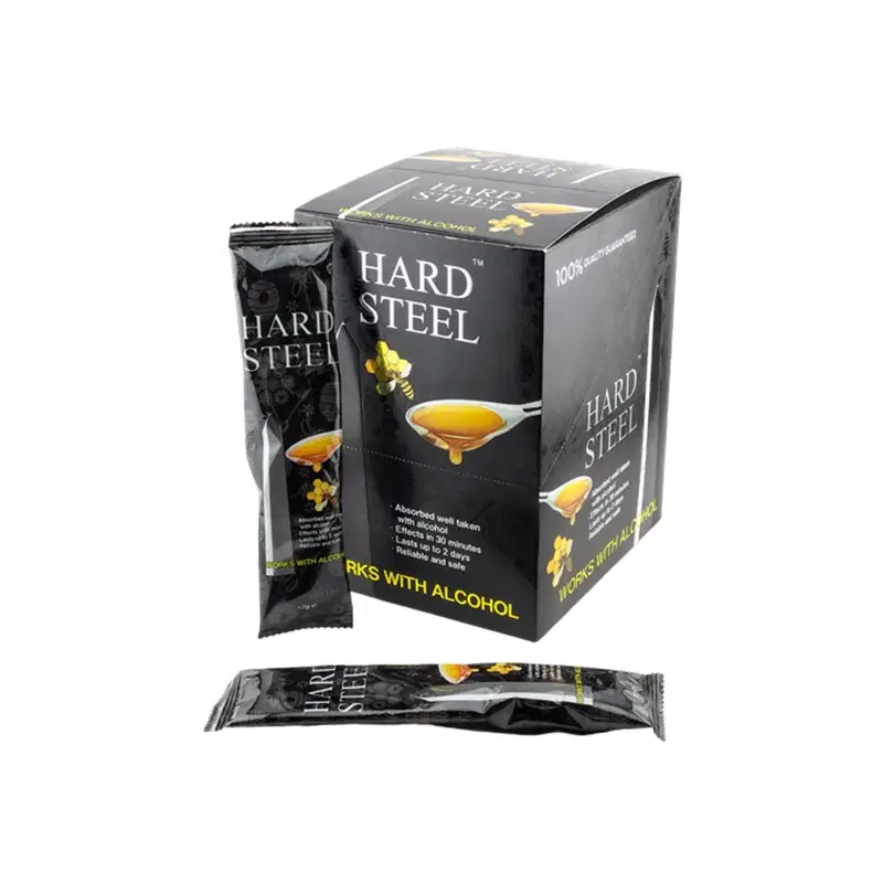 Hard Steel Honey - Golden Box packaging