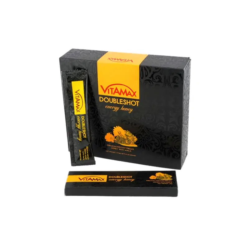 Vitamax Doubleshot Honey packaging