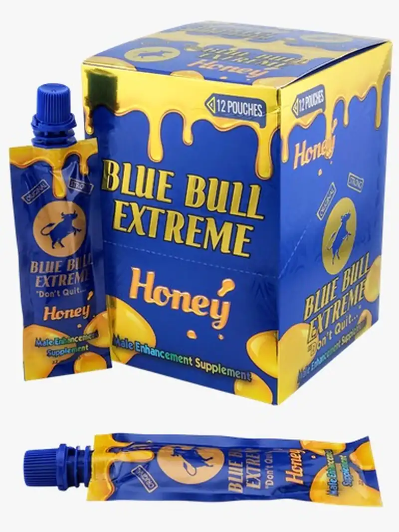 Blue Bull Extreme Honey packaging