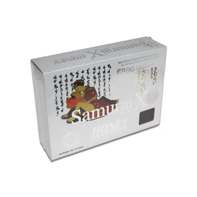 Samurai XO Honey - Silver Box packaging